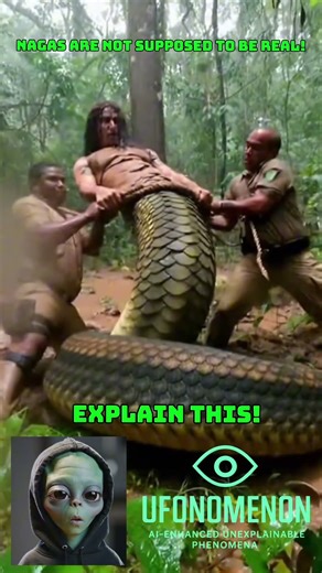 Half man half serpent! Deep within the Amazon! #amazon #naga #serpent #snake #horror