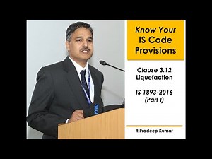 IS 1893-2016 (Part I): Clause 3.12, Liquefaction