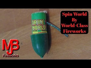 Spin World By World-Class Fireworks - Ground Spinner