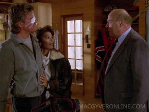 S3.E15 - The Negotiator #MacGyver #RichardDeanAnderson #PeteThornton #DanaElcar Kristian Alfonso | MacGyver-Online