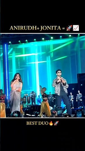 Anirudh and Jonita Live Concert 🚀🔥.Maari South Song.#maari#south#dhanush#anirudh#jonita#live#concert
