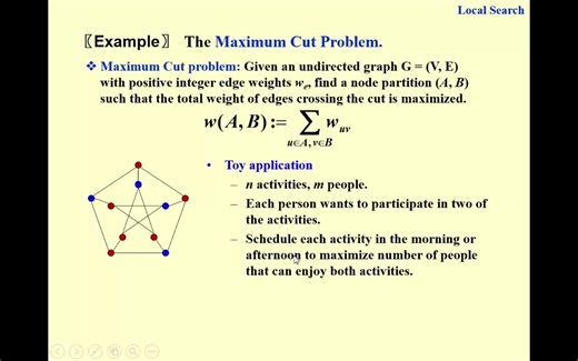 44 Local Search (Maximum Cut)