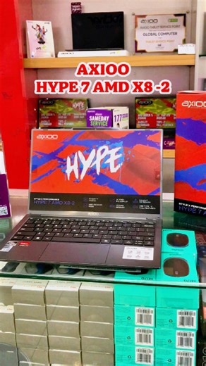 Toko Laptop & Printer Di Lampung on Instagram: "Ini dia Axioo Hype 7 X8-2 ✨ Laptop ini siap memberikan performa yang cepat dan responsif, baik untuk pekerjaan multitasking maupun hiburan. ✨🔥 🔴 SPESIFIKASI 🔸 Processor : AMD RYZEN 7-7735HS 🔸 Memory : 16 GB 🔸 Storage : 512 GB M.2 NVME 🔸 Display : 14″ FHD IPS 🔴 Ports : 🔸 2x USB 3.0 Type A ports 🔸 1x USB 2.0 ports 🔸 1x USB 3.2 Gen1 Type C port (Full Function: Data, Power, Video) 🔸 1x USB 3.2 Gen2 Type C port (Full Function: Data, Power, Vi