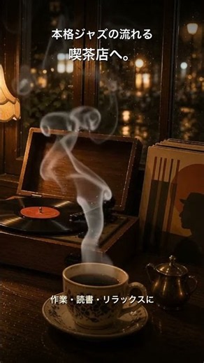 本格ジャズの流れる喫茶店へ🎷 作業・読書・リラックスに｜ジャズBGM #作業用bgm #ピアノ