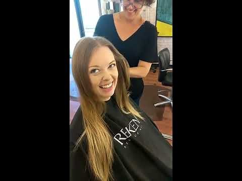 Going BALD! Shaving her head from long hair to bald