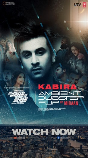 Experience 'Kabira' like never before with #DJMiraan's ambient dubstep lofi flip. 🎶 Tune in now. https://www.youtube.com/watch?v=GK4D9n73kSA #TSeries | T-Series