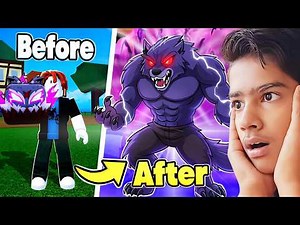 I MASTERED the NEW WEREWOLF MUTATION in Blox Fruits Roblox!