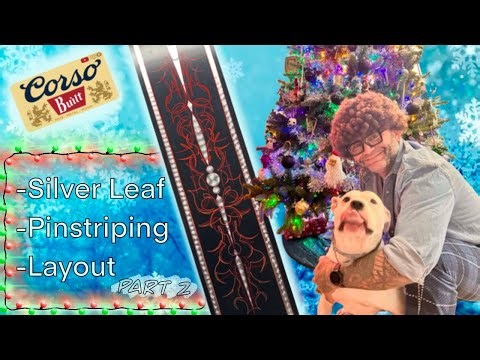 The Most Wicked Pinstripe/Silver Leaf Panel I ever made! How To, Tips & Tricks revealed!