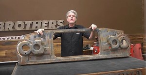 1967-1972 Chevy and GMC Truck Radiator Core Support RUST REPAIR Under Battery