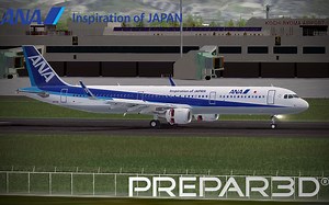 【P3D】A321ceo 日本高知RNAV(RNP)14进近