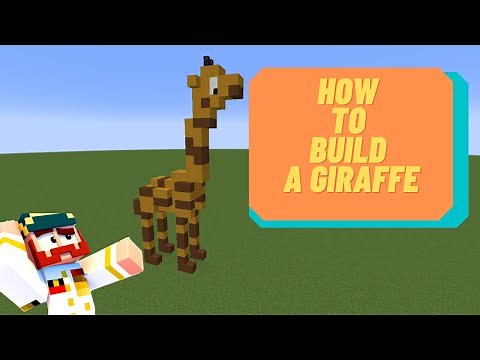 how to build a giraffe in minecraft