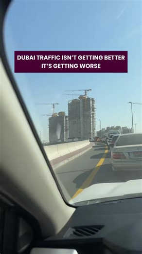 Dubai traffic isn’t just annoying it’s stealing days of our lives. 72 hours lost in traffic last year, and it’s only getting heavier. 🚗💥 #thatdubaipage #traffic #explore #dubai #native