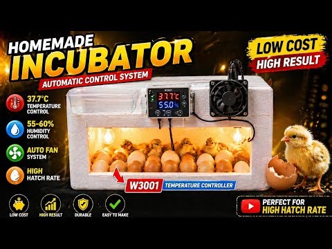 Home Made Incubator Automatic Control System Low Cost High Result Perfect For High Hatch Rate