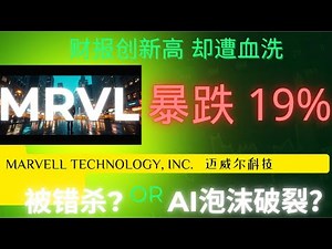 MRVL迈威尔单日暴跌近19%！财报创新高，为何却遭血洗？半导体明星，究竟是被错杀，还是AI泡沫被戳破？