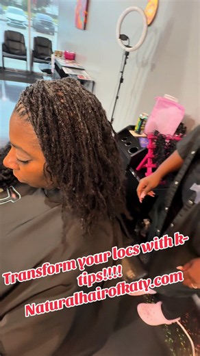 Transform Your Locs to Curly K-Tip Loc Styles