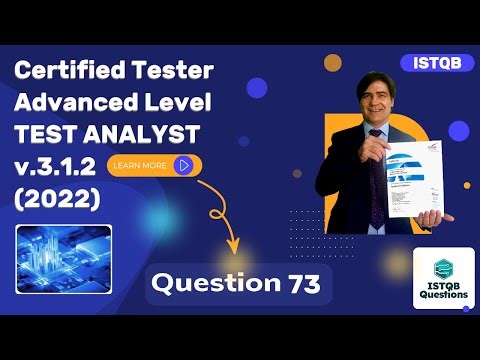 ISTQB. Advanced level - Test Analyst v.3.1.2 (2022). Question #73