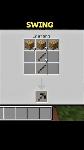 How To Craft a Wooden Pickaxe In Minecraft