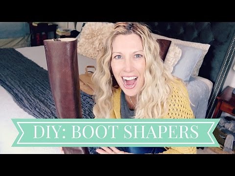 DIY: Boot Shapers | Life Hack | Jenny On The Spot