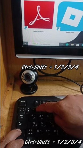 Redimensionner et Agrandir les icônes sous Windows :
