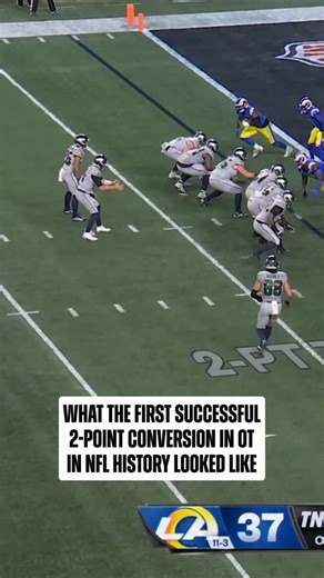 Successful 2-point conversions in OT are pretty electric ⚡️ | NFL