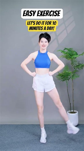 Just Jump Side to Side! Famous Chinese Leg Workout – 10 Minutes, 50 Sets for Slim Legs 🔥 #Shorts
