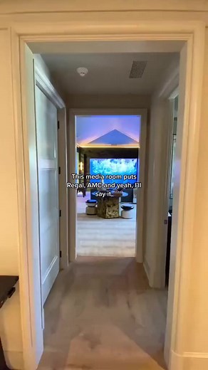 4.6K views | This is the ultimate media room. See more at: https://www.housebeautiful.com/design-inspiration/house-tours/a41889736/whole-home/ | House Beautiful | Facebook