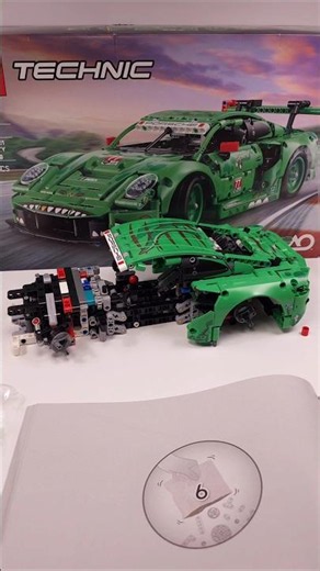 LEGO Technic Porsche 911 GT3 R REXY AO Racing Car (42224)[1313 pcs] Building #shorts TBBL