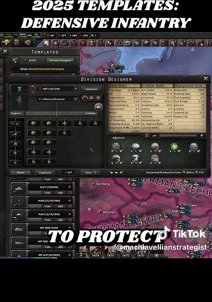 MachiavellianStrategist (@machiavellianstrategist) - Defensive Infantry Templates for Hearts of Iron 4