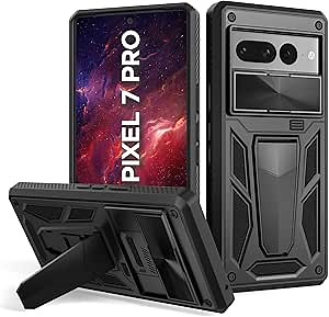 Military Armor Series Case Designed for Google Pixel 7 Pro Case (2022) - Black (Patent Pending)