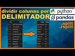 Como dividir COLUNAS por DELIMITADOR - Python PANDAS