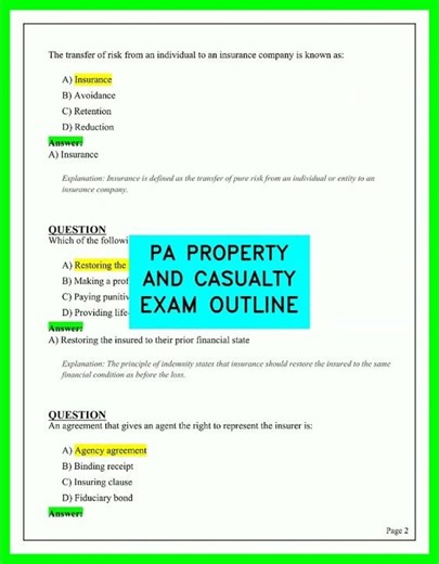 Conquer The PA Property And Casualty Insurance Exam: Complete 2026 Outline Breakdown