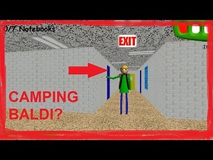 Camping Baldi in Baldi's Basics! [Baldi Mod]