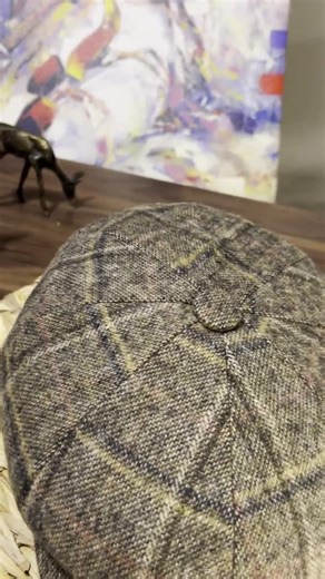 Brown Tweed Newsboy Cap, Wool Plaid Baker Boy Hat, Peaky Blinders Style 8 Panel Gatsby Flat Cap, Vintage Mens Winter Gift - Etsy