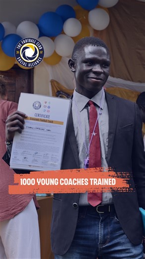 With the end of our latest Young Coach Education in Uganda, we’ve reached an incredible milestone: Through our projects we have trained 1000 Young Coaches around the world! 🤩👏🏾 We are proud of every single one of them and the amazing efforts they put into providing a safe space for children to come together and play football, as well as being role models for the people around them. Let’s celebrate this big achievement together! 🎉 📷 Various Project Locations, 2018-2025 #togetherweinspire #fo