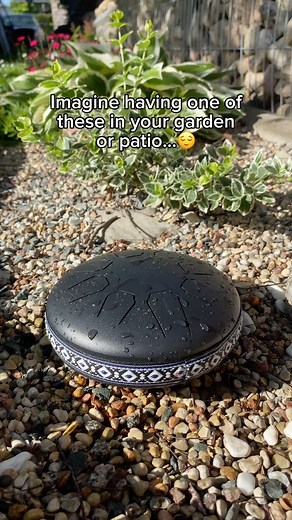 Yard Rhythm on Instagram: "Check the 🔗 in bio to get yours #raindrum #instrument #garden #home #drum #relaxing"