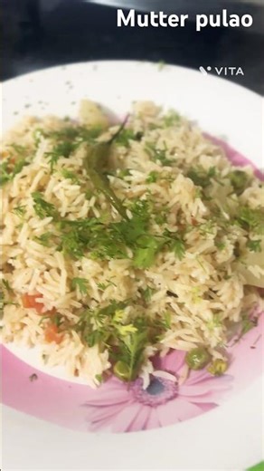 #aaloo mutter pulao..