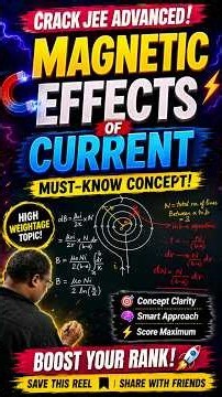 🔥 JEE Advanced Magnetic Effects of Current | Most Expected PYQ | Class 12 Physics