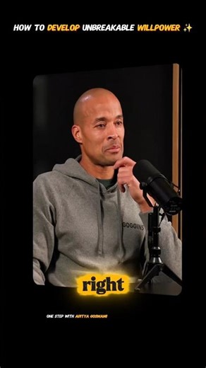 How To Develop Unbreakable Willpower🔥 By David Goggins #davidgoggins #willpower #motivation