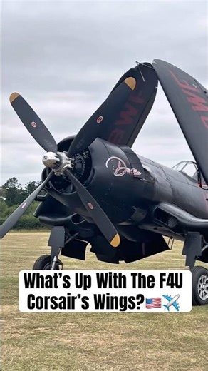 What’s Up With The F4U Corsair’s Wings?🇺🇸✈️