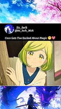 Coco Gets Too Excited About Magic 🤭💖 ~ Witch Hat Atelier EP1 | Hindi Dub |#short #animeedit