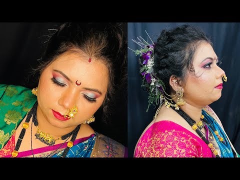 Manisha_makeover1718 is live Maharashtra make up demo with hairstyle