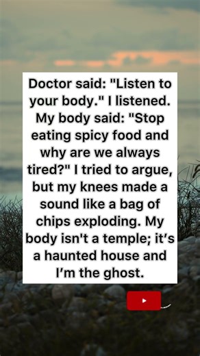 Listening to My Haunted Body #health #tired #funny #shorts