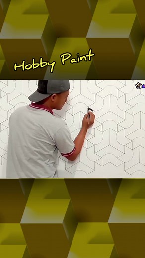 Easy 3D Wall Painting Tutorial | Mural Art