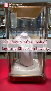 Our DG intelligent lighting system makes every piece of jewelry from “meh” to “WOW” – brighter, shinier, and more captivating. 💎 #DGShowcase #JewelryDisplay #IntelligentLightingSystem #ElevateYourBrand | DG Display Showcase