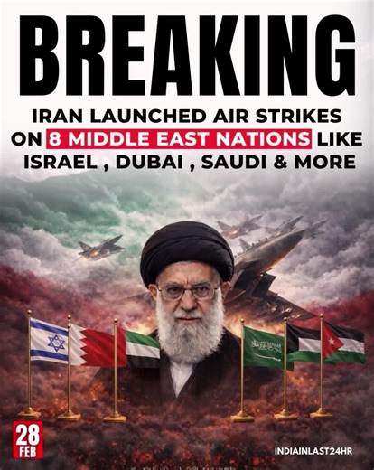 ⚠️ MIDDLE EAST CRISIS UPDATE Iran has launched retaliatory strikes against U.S. military bases across the region: 📍 Bahrain - US Fifth Fleet headquarters 📍 Qatar - 2 missiles intercepted 📍 UAE - explosions reported What Gulf allies feared is happening: they're caught in the middle of U.S.-Iran tensions. This is a rapidly developing situation with major implications for regional stability.