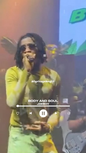 Body And Soul - Joeboy lyrics 💥🎧 #bodyandsoul #joeboy #fypシ゚viral #trending #lyrics