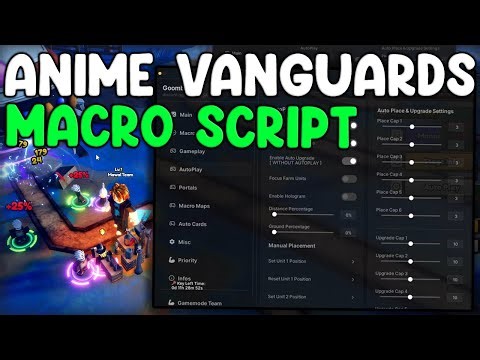 [🦩UPDATE] Anime Vanguards NEW Script Auto Farm, Auto Upgrade & Place - Roblox 2026