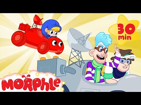 Time Travel Racing - My Magic Pet Morphle | Cartoons for Kids | Morphle TV