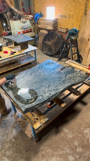4.7K views · 16 reactions | Final coat going down on the ebonized maple coffee table. Not pure black—we kept a touch of the natural brown tone visible as requested. It's the small details that make a huge difference. Watch that grain pop! . . . . #parkcityut #parkcityutah #sundanceutah #parkcity #sundance https://www.redpointwoodworks.com/glass-top-table-maple-legs/ | Redpoint Woodworks | Facebook