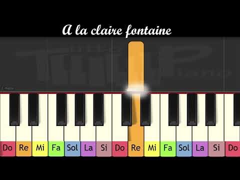 Piano pour enfants - A la claire fontaine